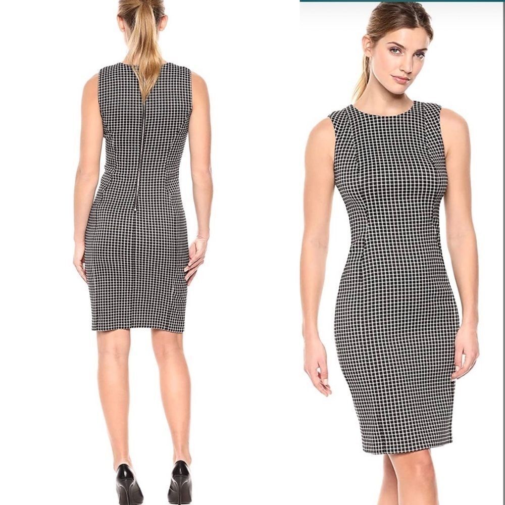 🆕 Calvin Klein Women's Sleeveless T Sheath Dress - Picture 2 of 5